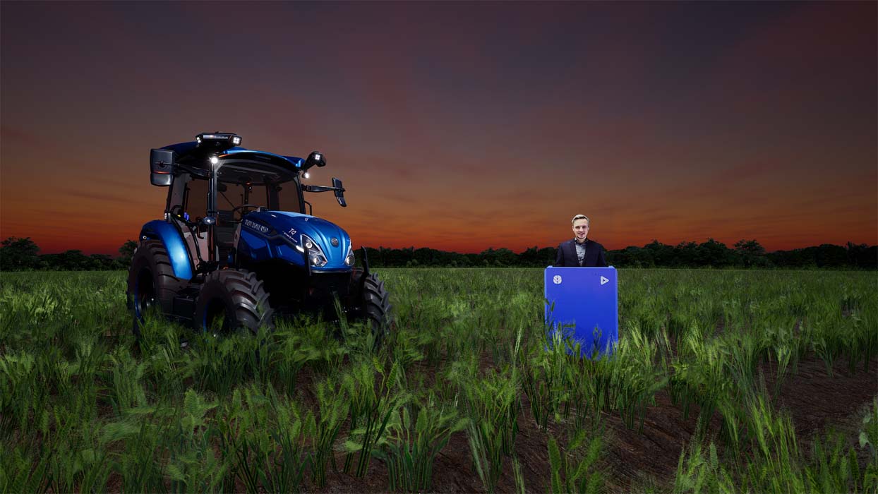 New Holland colabora con Microsoft y Touchcast en CES 2023 en una experiencia de inmersión de metaverso