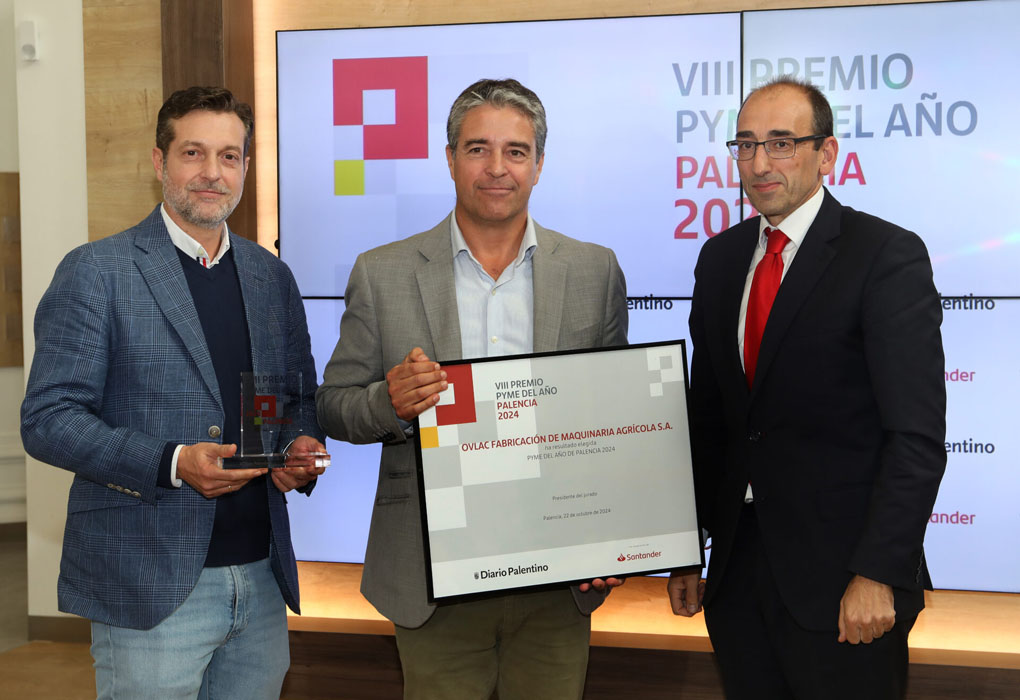 Ovlac recibe el premio a ‘Pyme del año 2024’ de Palencia