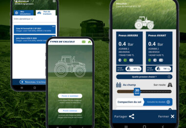 MICHELIN Agropressure: la aplicación para el cálculo de la presión de los neumáticos agrícolas